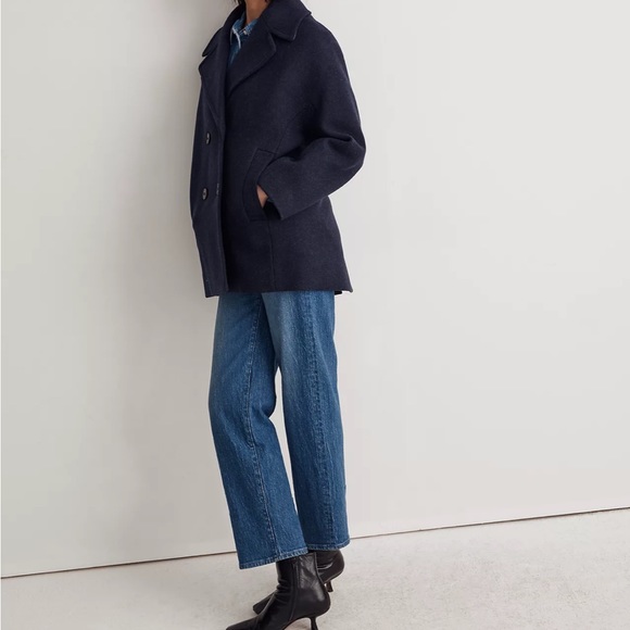 Madewell Carville Oversized Peacoat in Insuluxe Fabric - Picture 2 of 5
